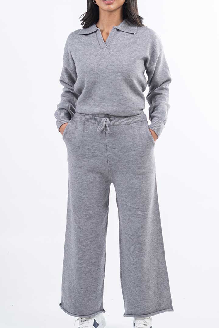 صورة Two Piece Pullover Set - Grey