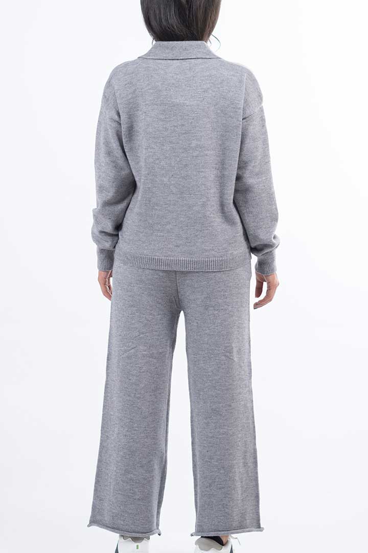 صورة Two Piece Pullover Set - Grey