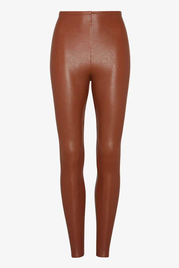 Picture of Faux Leather Leggings-Coca