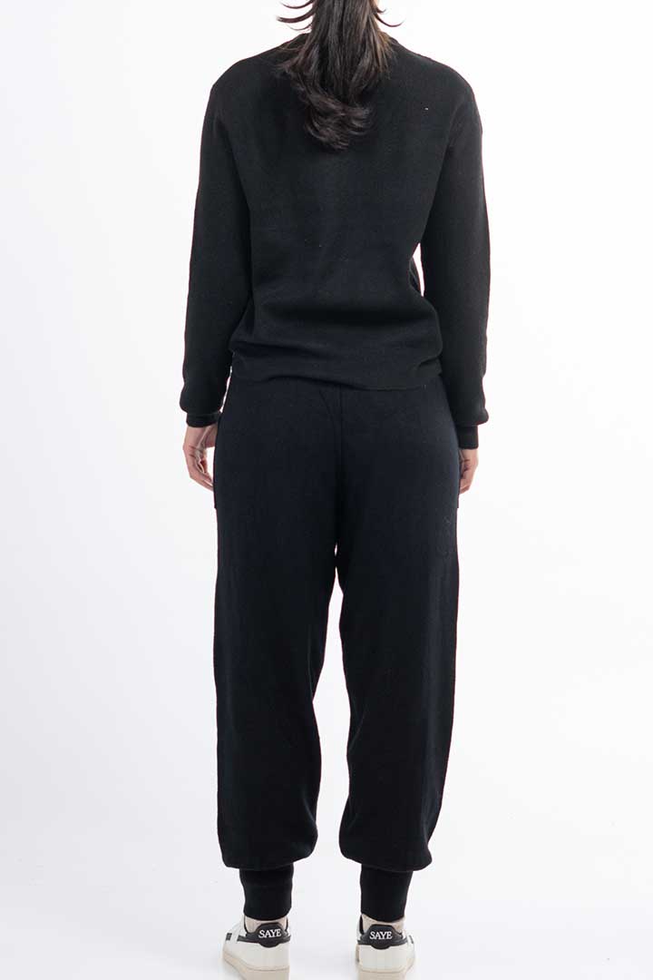 Picture of Knitted Sweater-Black