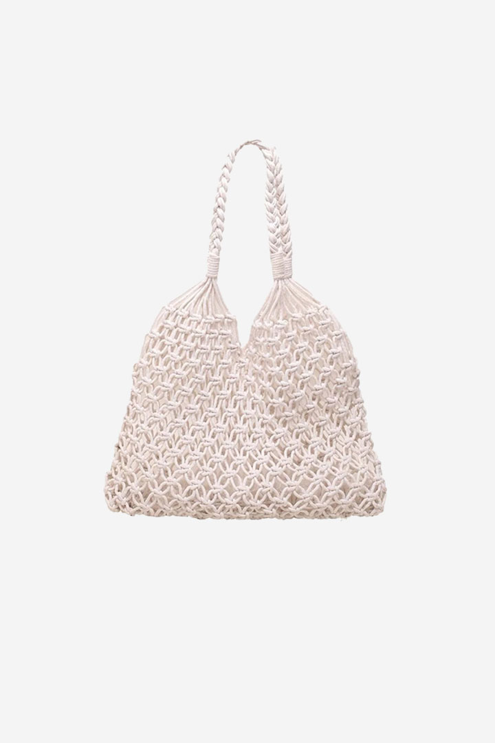 Picture of Crochet Shoulder bag-White