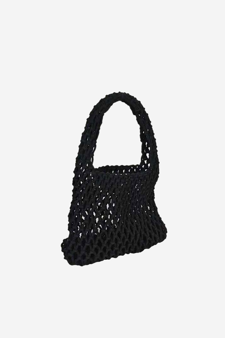 Picture of Hand Knit Bag-Black