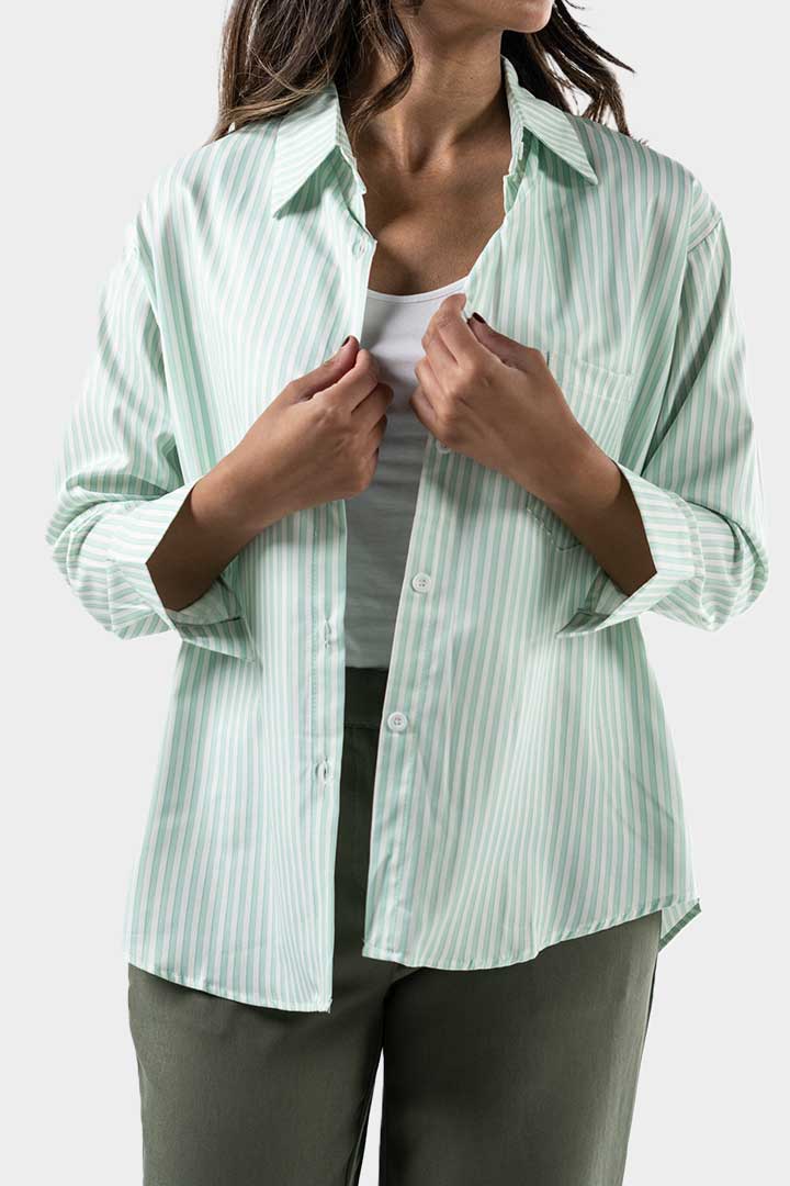 Picture of Striped Shirt-Green 