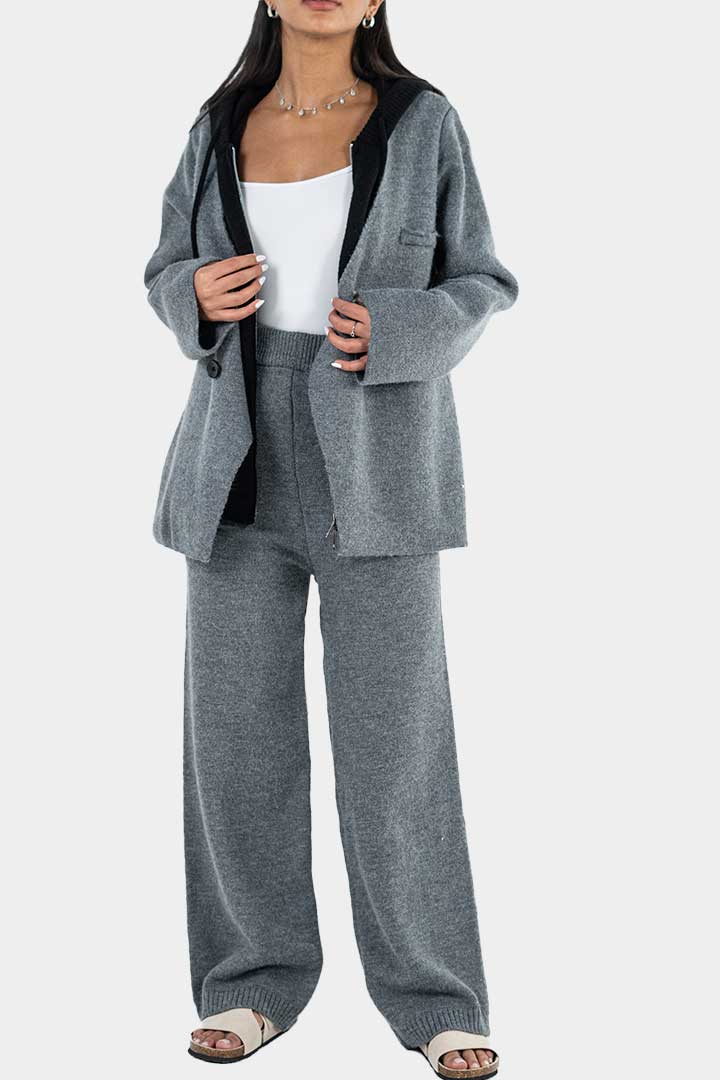 Picture of Two Piece Coat Set - Grey