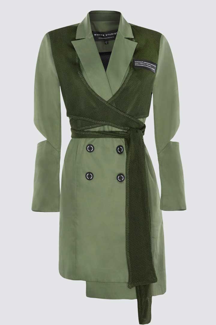 Picture of The "Back - Up" Dress -Military Green