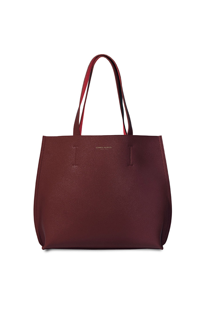 Picture of Double Tote Bag - The Iconic Bag - Burgundy 