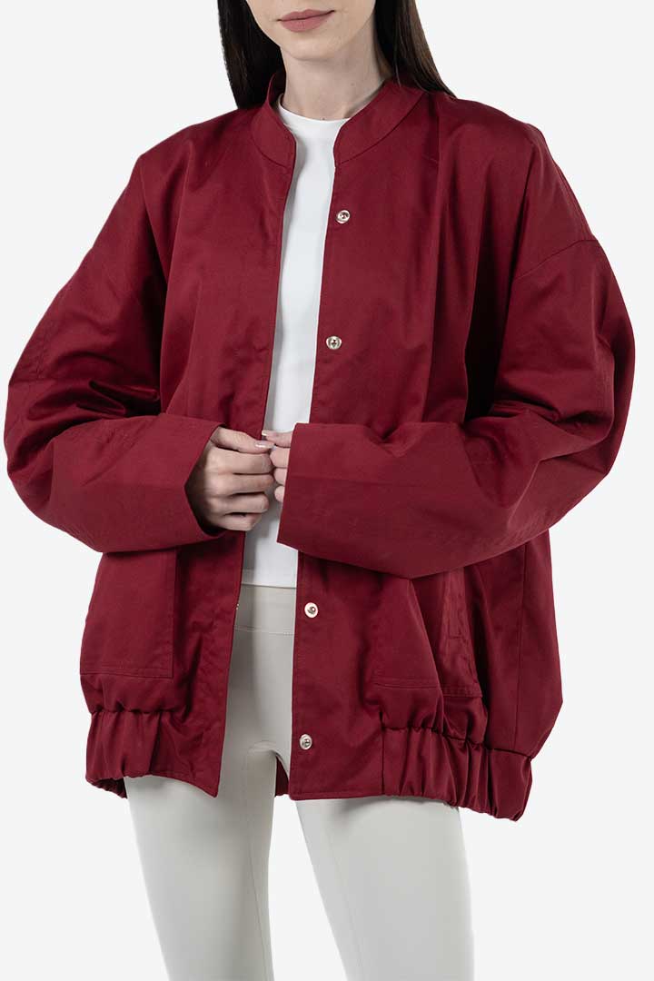 Picture of The New Go To Jacket- Cherry Red