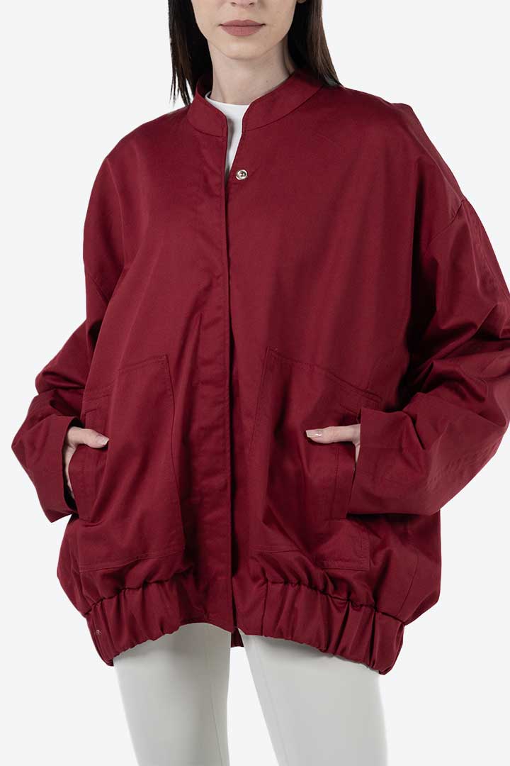 Picture of The New Go To Jacket- Cherry Red