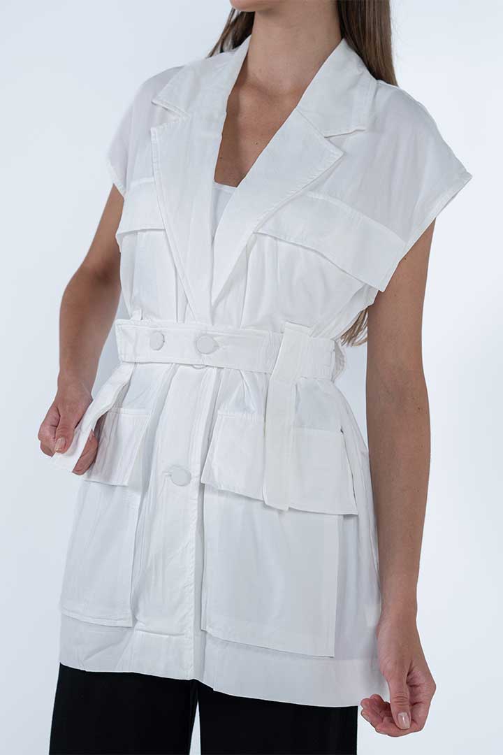 Picture of Cargo Vest - White 