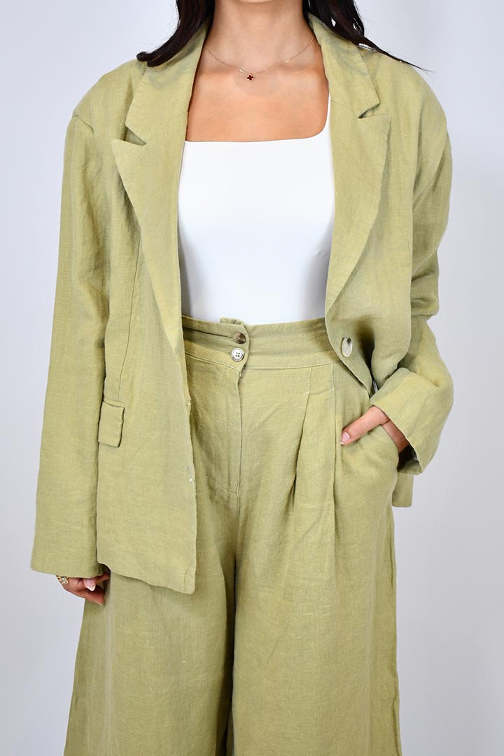 Picture of Linen Khaki Blazer