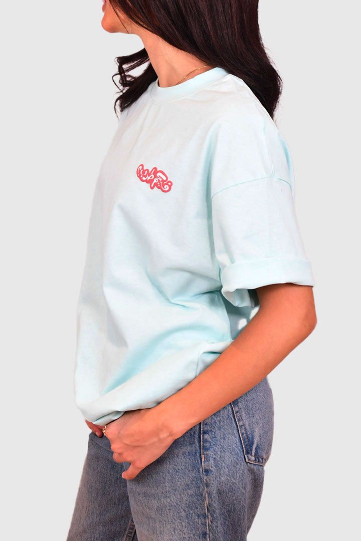 Picture of Samra Bayda Oversized T-shirt Baby Blue 